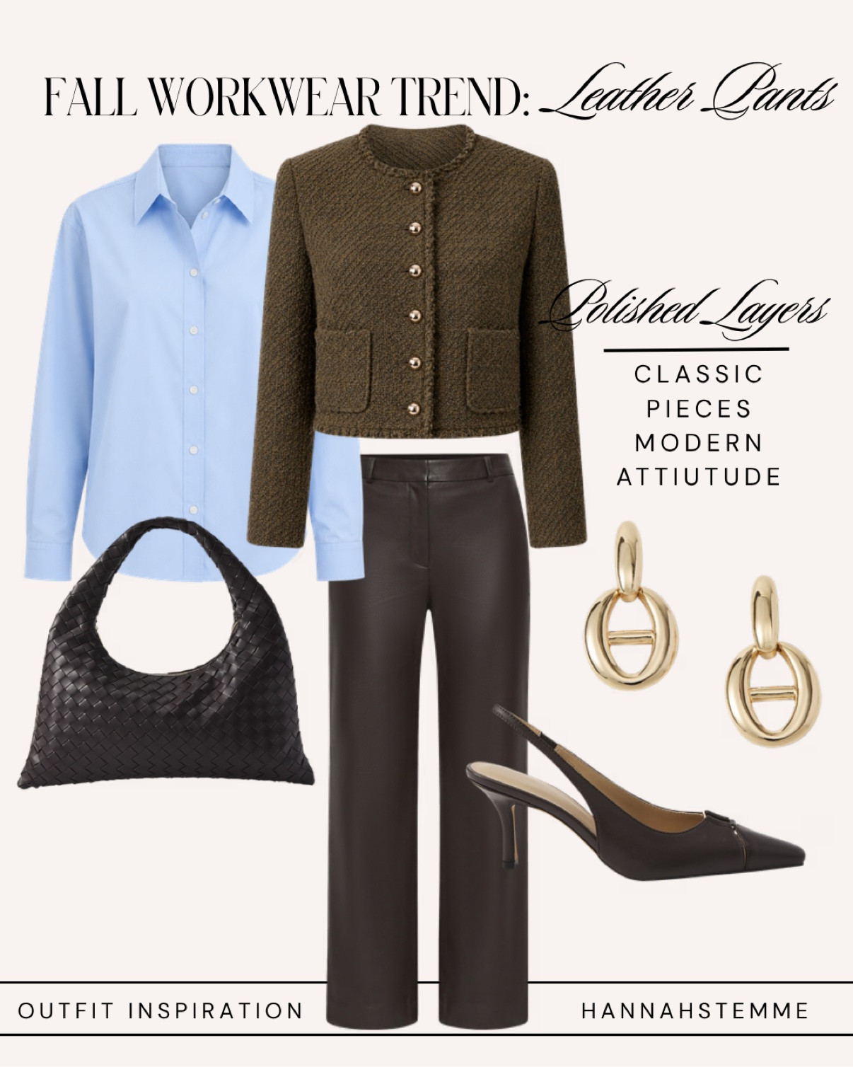 Fall workwear trends 2026: tonal browns! Styling a belted brown tweed vest with a chocolate satin midi skirt, a green sweater draped over my shoulders, pearl necklace and nude pointed flats. Ann Taylor workwear is 30% off + an extra 15% off right now — the perfect time to refresh your fall office outfits. Shop my picks below! #fallworkwear #officeoutfit #workwearstyle #falloutfits