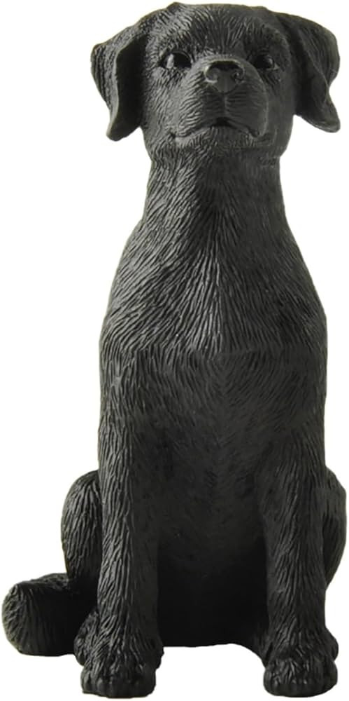 JFSM INC. 3.25" Black Labrador Dog Sitting Up Figurine - Black Lab Gift, Resin Pet Statue, Holida... | Amazon (US)