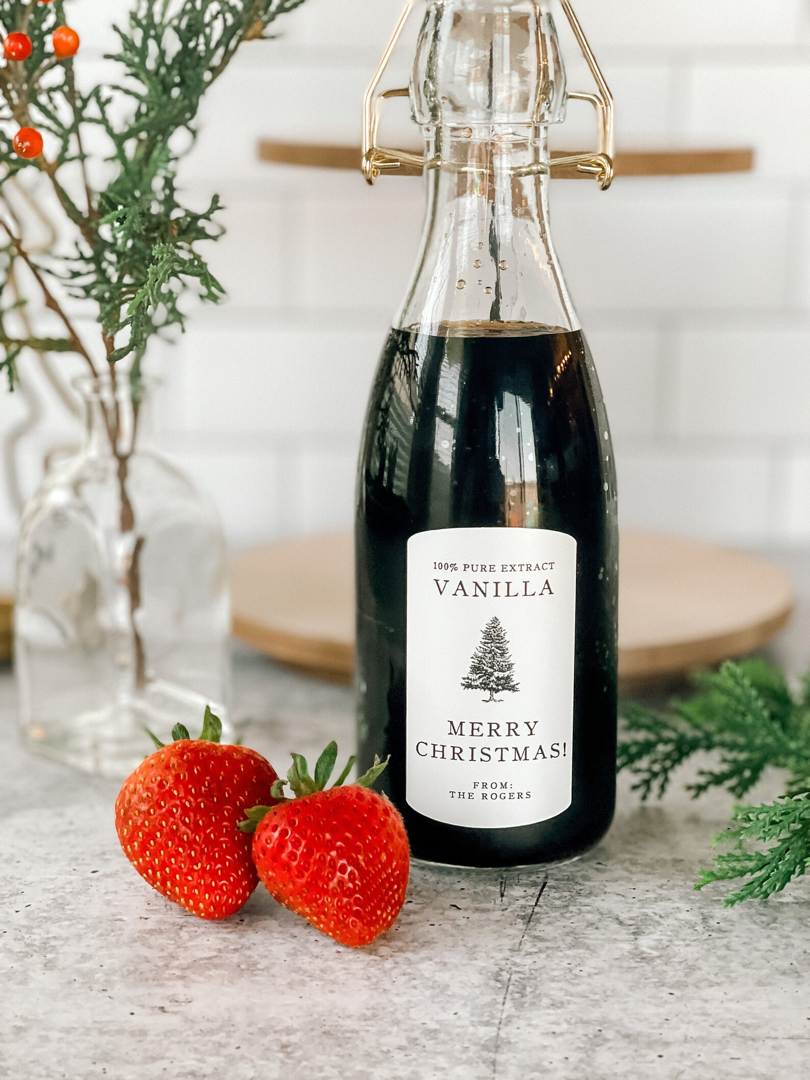 Homemade Vanilla Extract Label / Christmas Vanilla Labels / | Etsy | Etsy (US)