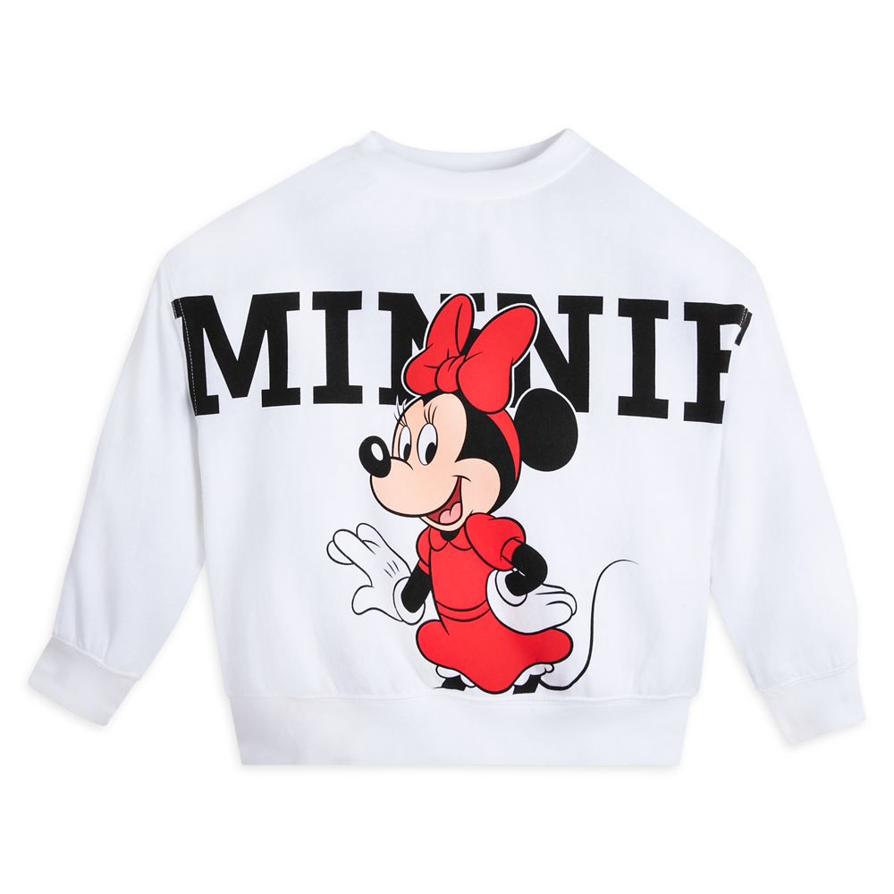 Minnie Mouse Back to Front Pullover Sweatshirt for Girls | Disney Store