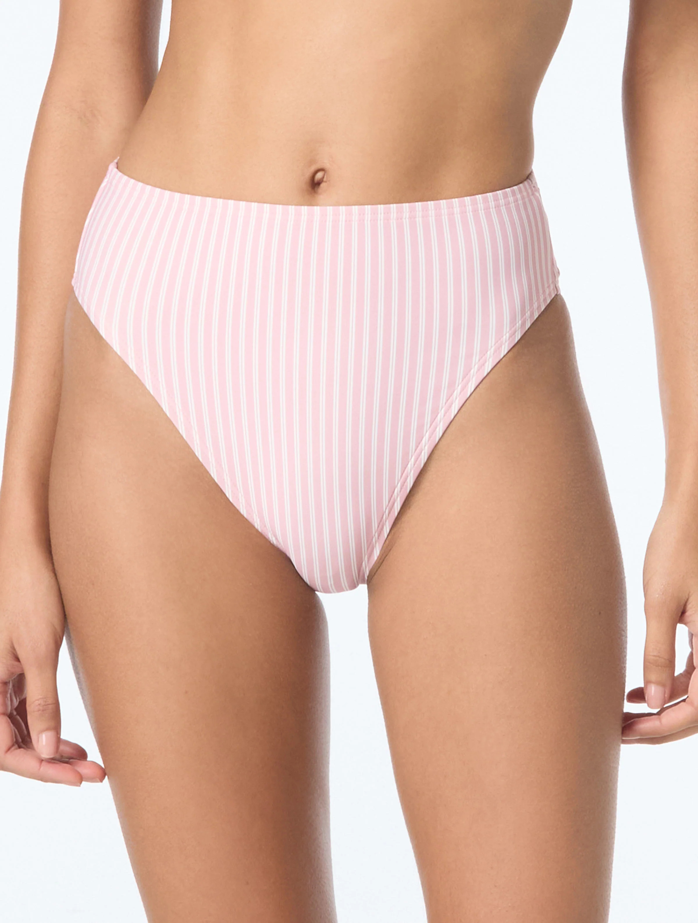 Michael Kors High Waist Bikini Bottom - Bon Voyage Stripe | Beach2Ocean