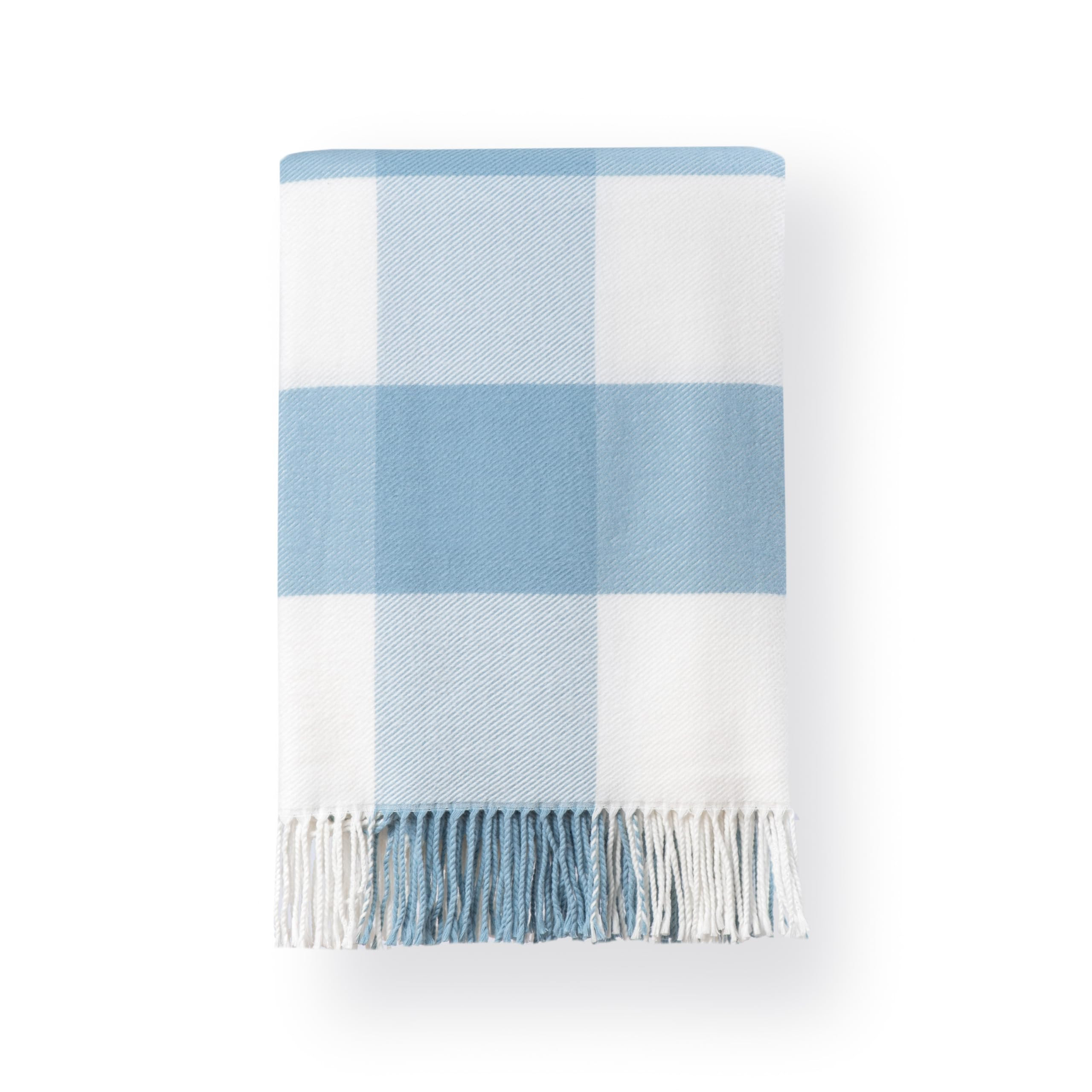 Hofdeco Premium Coastal Decorative Throw Blanket for Patio Couch Sofa, Neutral Tan Buffalo Plaid ... | Amazon (US)