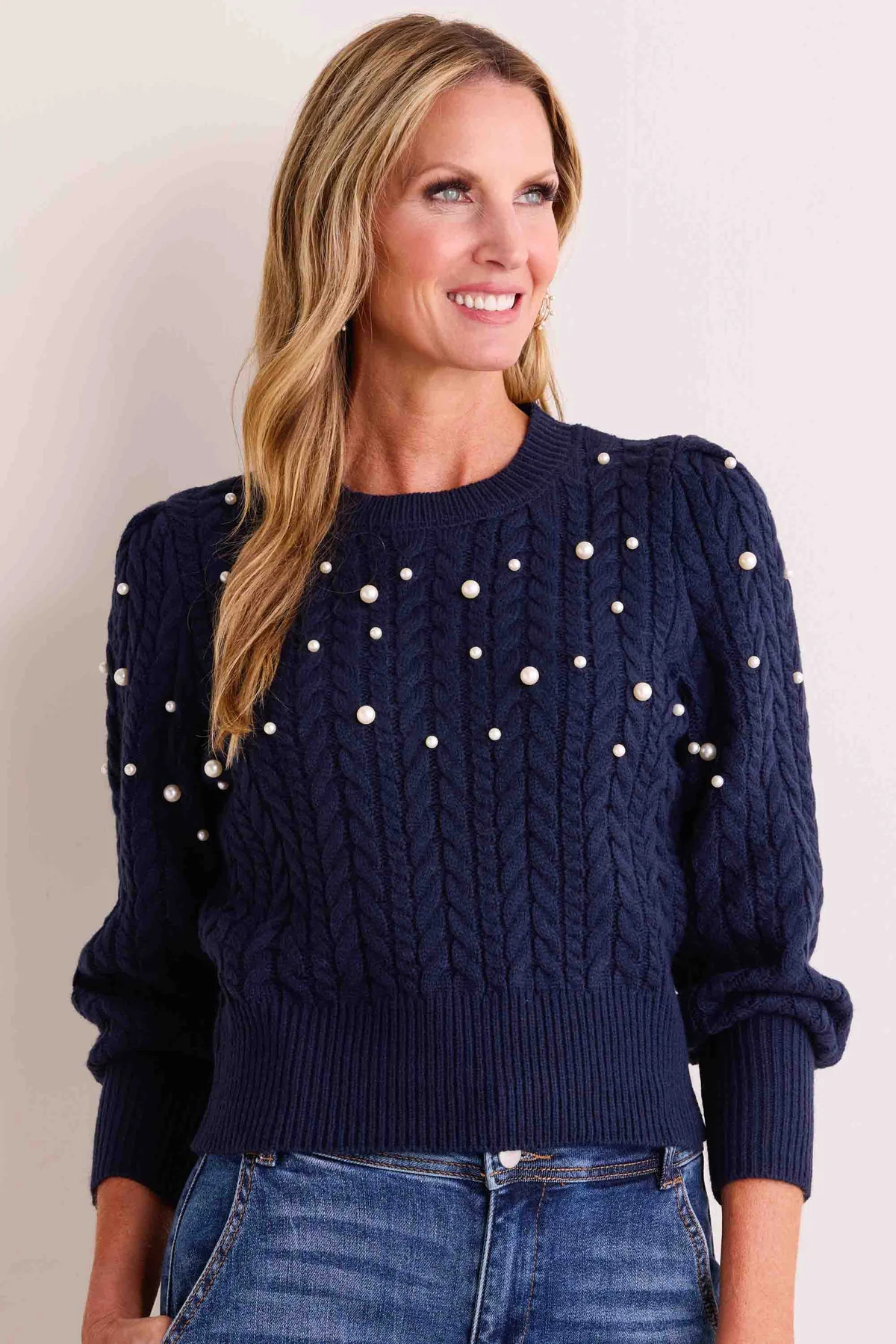 Bailey Sweater- Navy | Avara
