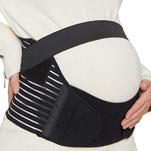 NeoTech Care Pregnancy Support Maternity Belt, Waist/Back/Abdomen Band, Belly Brace, Black, Size ... | Amazon (US)