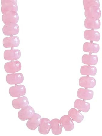 Miniature Glass Bead & Oversized Multi-Color Resin Bead Statement Necklace - 17"+3" Extender Chai... | Amazon (US)