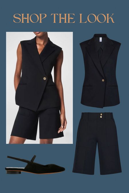 Summer outfit idea — polished and chic with this fabulous vest and short set from Spanx. Also! The shoes are incredibly comfortable!

Over 50 fashion inspo, over 40 style, Spanx, sling back flat sandal, summer outfit.



#LTKworkwear #LTKover40 #LTKstyletip