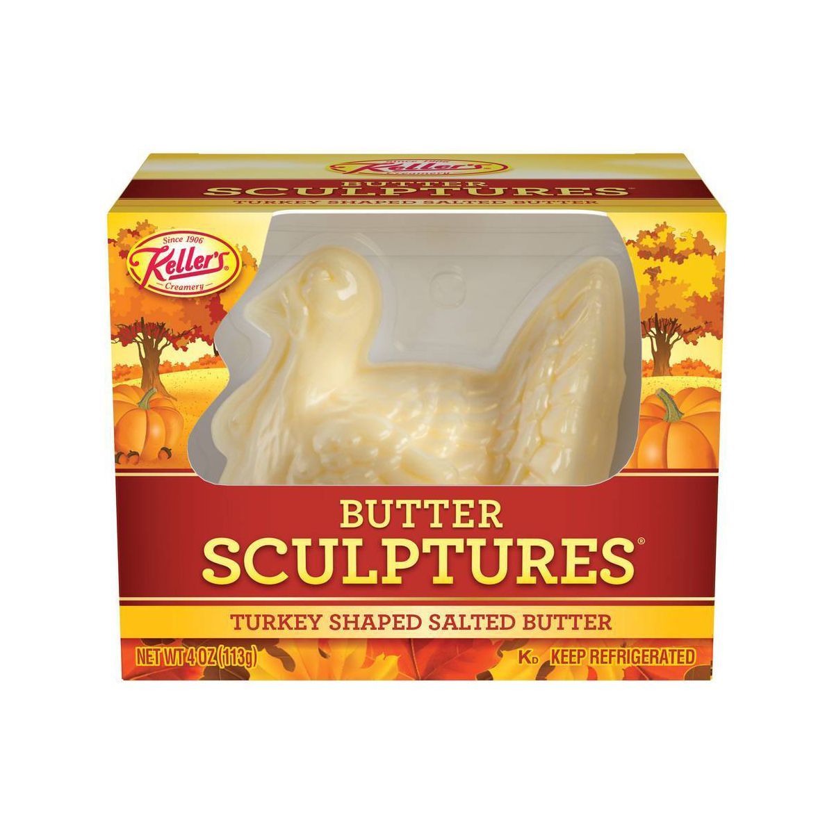 Keller's Butter Turkey Sculpture - 4oz | Target