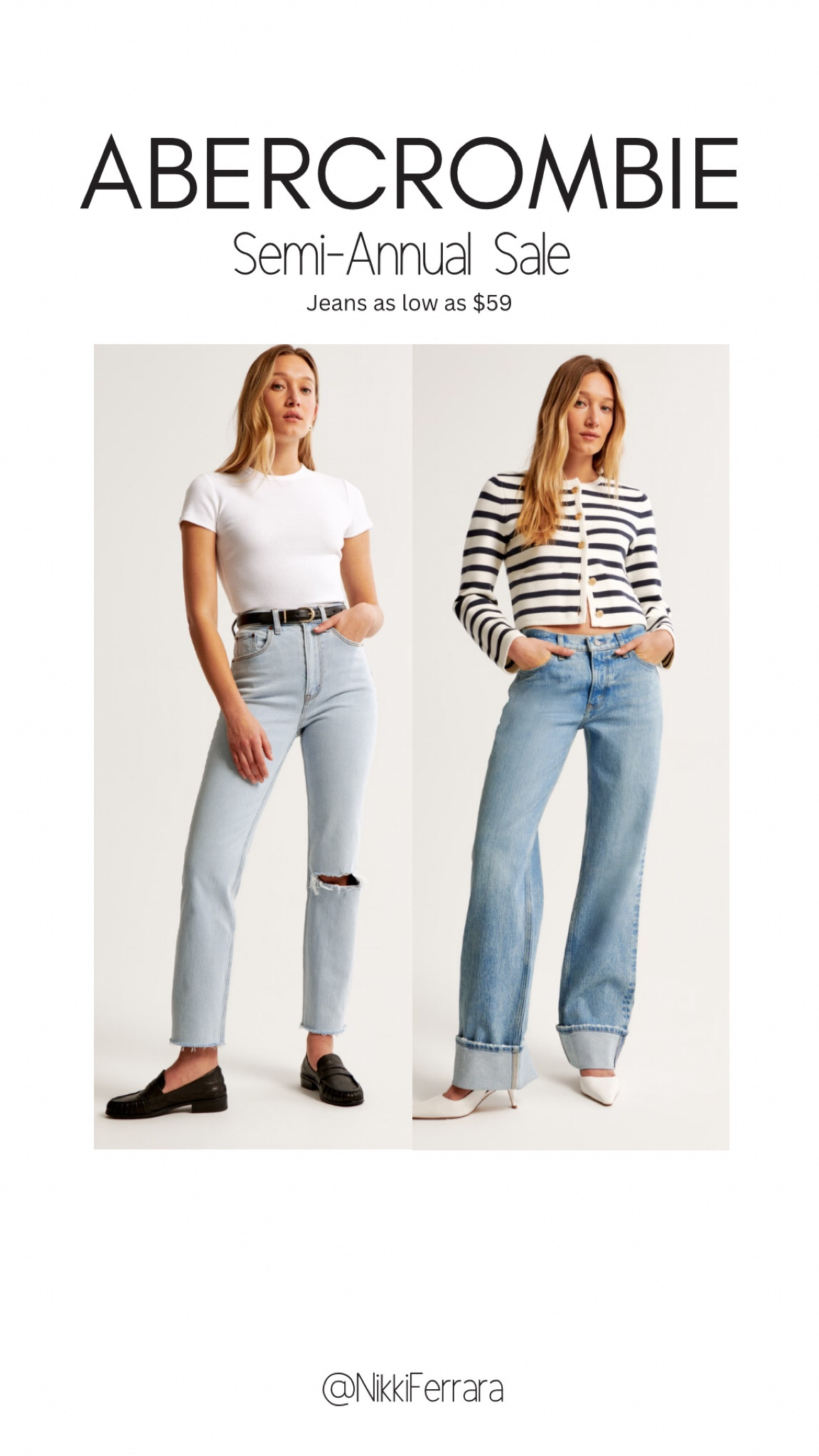Abercrombie Semi Annual SALE! Major Sale as low as $19 ✨🤍on all jeans + comfies! Jeans staring at $59  

Abercrombie, sale, jeans, denim, 90s jeans, Abercrombie set, Ypb, Neoknit, cropped sweatshirt, joggers, loungewear, Athleisure, Abercrombie jeans, mom jeans, relaxed fit jeans, wide leg jeans, jean shorts, long jeans shorts, high waisted jeans, legging friendly top

#LTKsalealert #LTKSpringSale #LTKmidsize