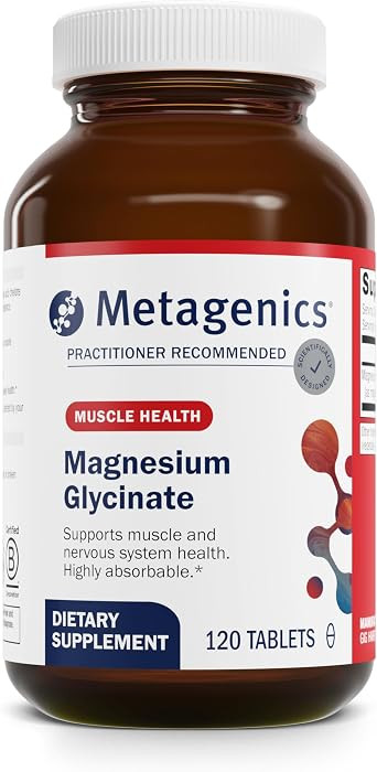 Metagenics Magnesium Glycinate - Highly Absorbable Magnesium Supplement for Sleep, Stress Relief ... | Amazon (US)