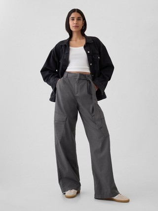 High Rise Cargo Baggy Trousers | Gap (US)
