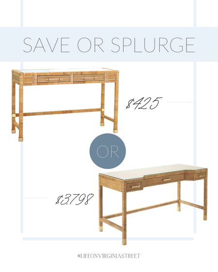 I’m planning to order the save version of this gorgeous rattan desk for my home office! It looks so much like the Serena & Lily Balboa desk which I’ve loved for ages but also comes in a charcoal gray color! Both are the perfect neutral desk for a coastal home office space!
.
#ltkhome #ltkseasonal #ltksalealert #ltkstyletip #ltkfind #ltkworkwear designer look for less, rattan desk, cane desk, coastal desk, writing desk ideas

#LTKhome #LTKsalealert #LTKFind