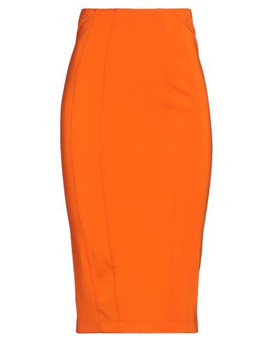 Pinko Woman Midi skirt Orange Size 2 Polyamide, Viscose, Elastane | YOOX (US)