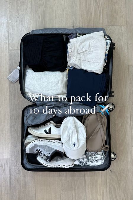 What to pack for 10 days abroad! ✈️🤍

#summeroutfits #whattopackforeurope #outfitsforeurope #abercrombie 

#LTKtravel #LTKstyletip #LTKunder100