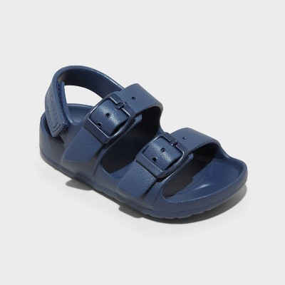 Toddler Ade Footbed Sandals - Cat & Jack™ Navy Blue 12T | Target