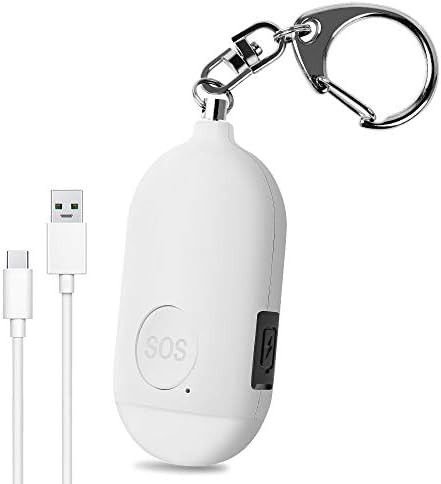 Evershop Personal Alarm Safe Sound - 130dB USB Rechargeable Emergency Self Defense Keychain Siren... | Amazon (US)