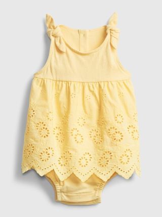 Baby Eyelet Dress Bodysuit | Gap (US)