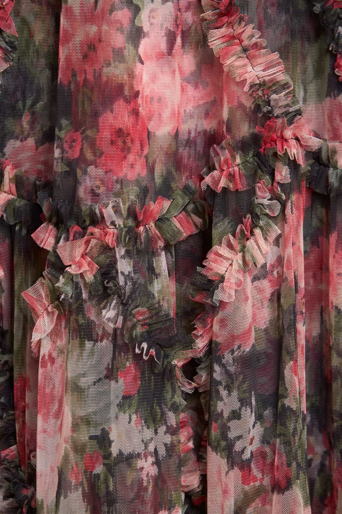 Midnight Dance Ruffle Ballerina Dress | Needle & Thread US