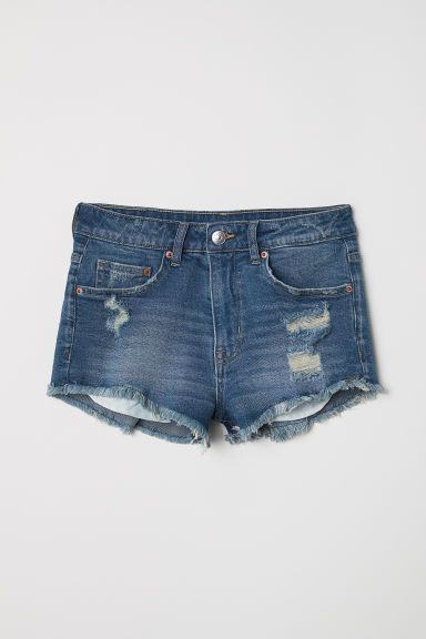 H & M - Short Denim Shorts - Blue | H&M (US + CA)