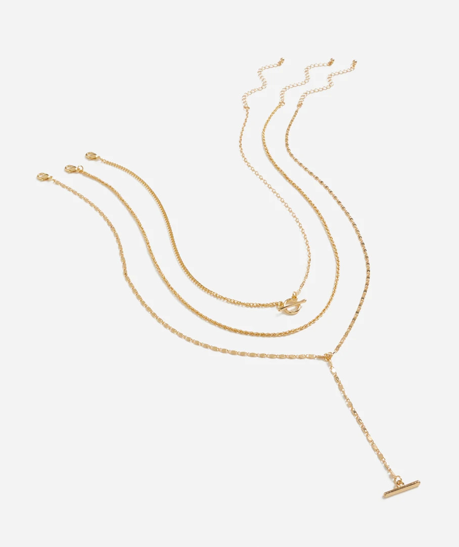 TRIPLE LAYERED LARIAT NECKLACES | Sportsgirl