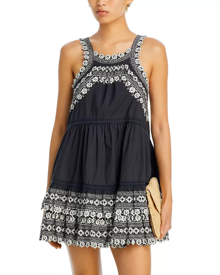New York Amina Embroidered Dress | Bloomingdale's (US)