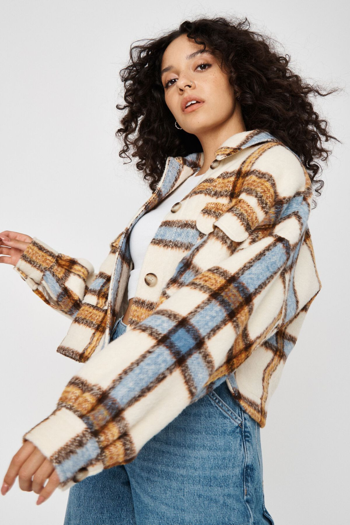 Jasper Cropped Shacket | Garage Clothing