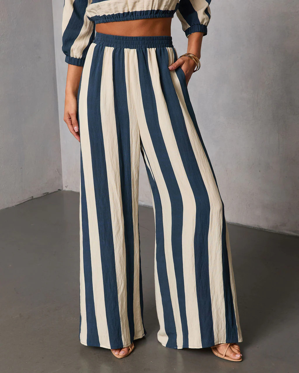 Sorina Striped Wide Leg Pants | VICI