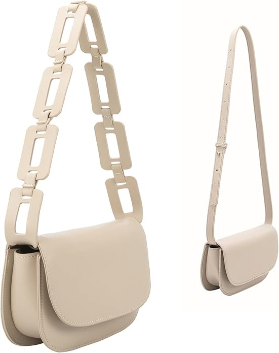 Melie Bianco Inez Bag - Luxury Vegan Leather 2 in 1 Handbag - Convertible Purse - Shoulder & Cros... | Amazon (US)