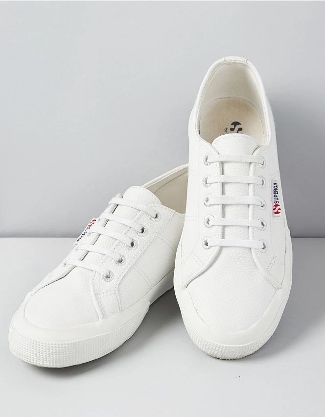 Superga Leather Plimsolls | Shoes & Boots | The White Company | The White Company (UK)