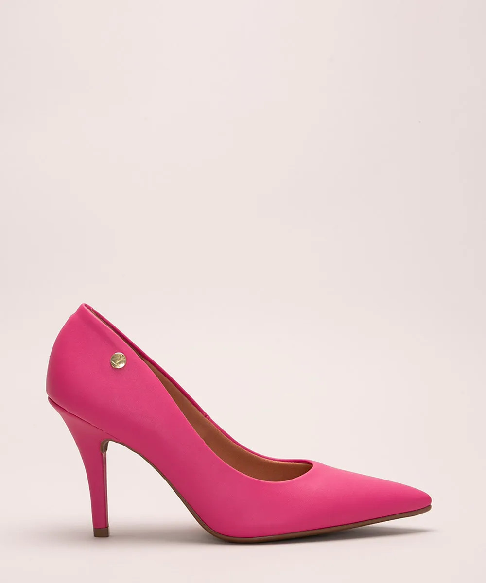 scarpin bico fino salto alto vizzano pink | C&A (BR)