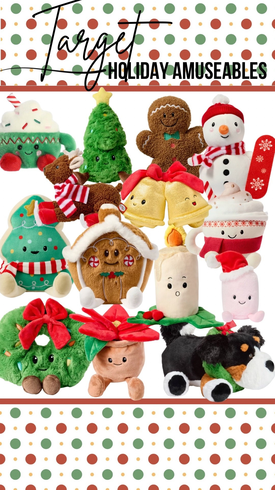 Look at these precious Christmas stuffies from Target. Most only $5!!

#LTKHoliday #LTKGiftGuide #LTKKids