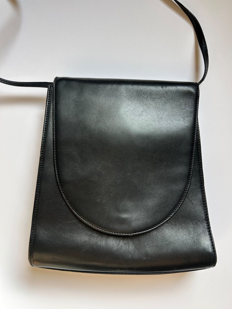The Row black leather handbag, used condition | eBay US