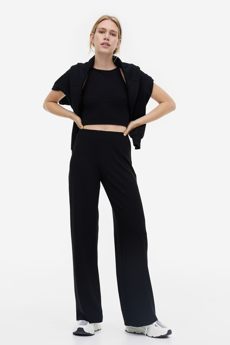 Ribbed Jersey Pants | H&M (US + CA)