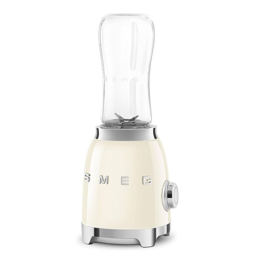 SMEG 50's Retro Style Personal Blender with Backlit Knob and Two 600 ML BPA Free bottles PBF01CRU... | Amazon (US)