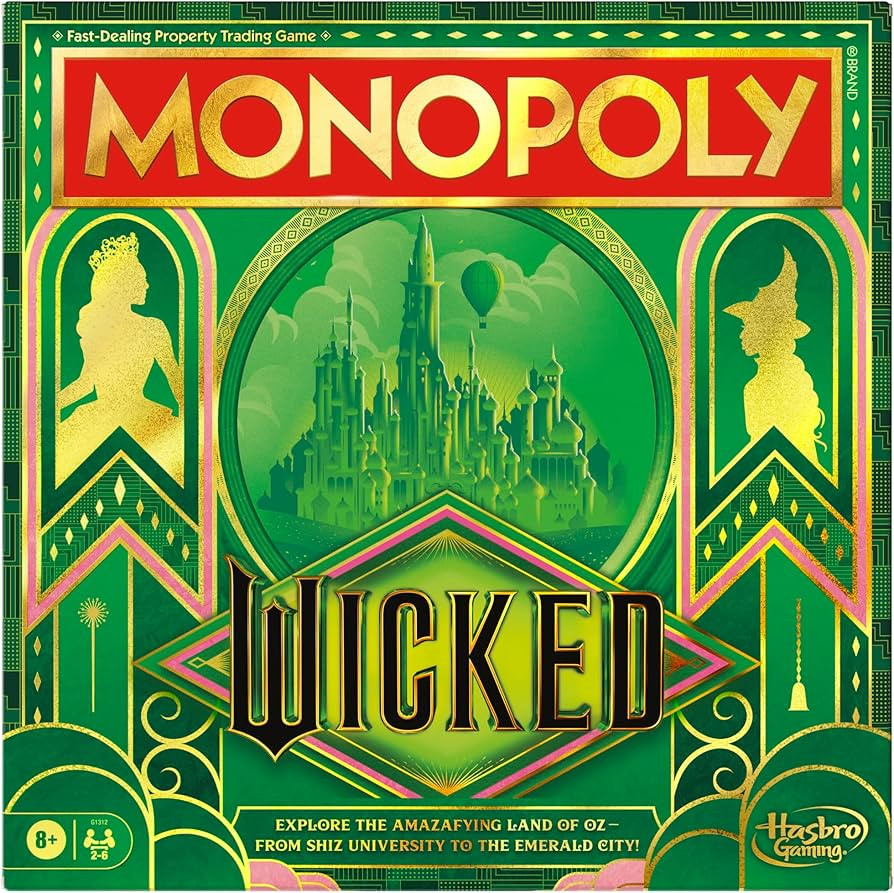 Monopoly Wicked Edition Board Game | Inspired by The Motion Picture | Ages 8+ | 2 to 6 Players | ... | Amazon (US)