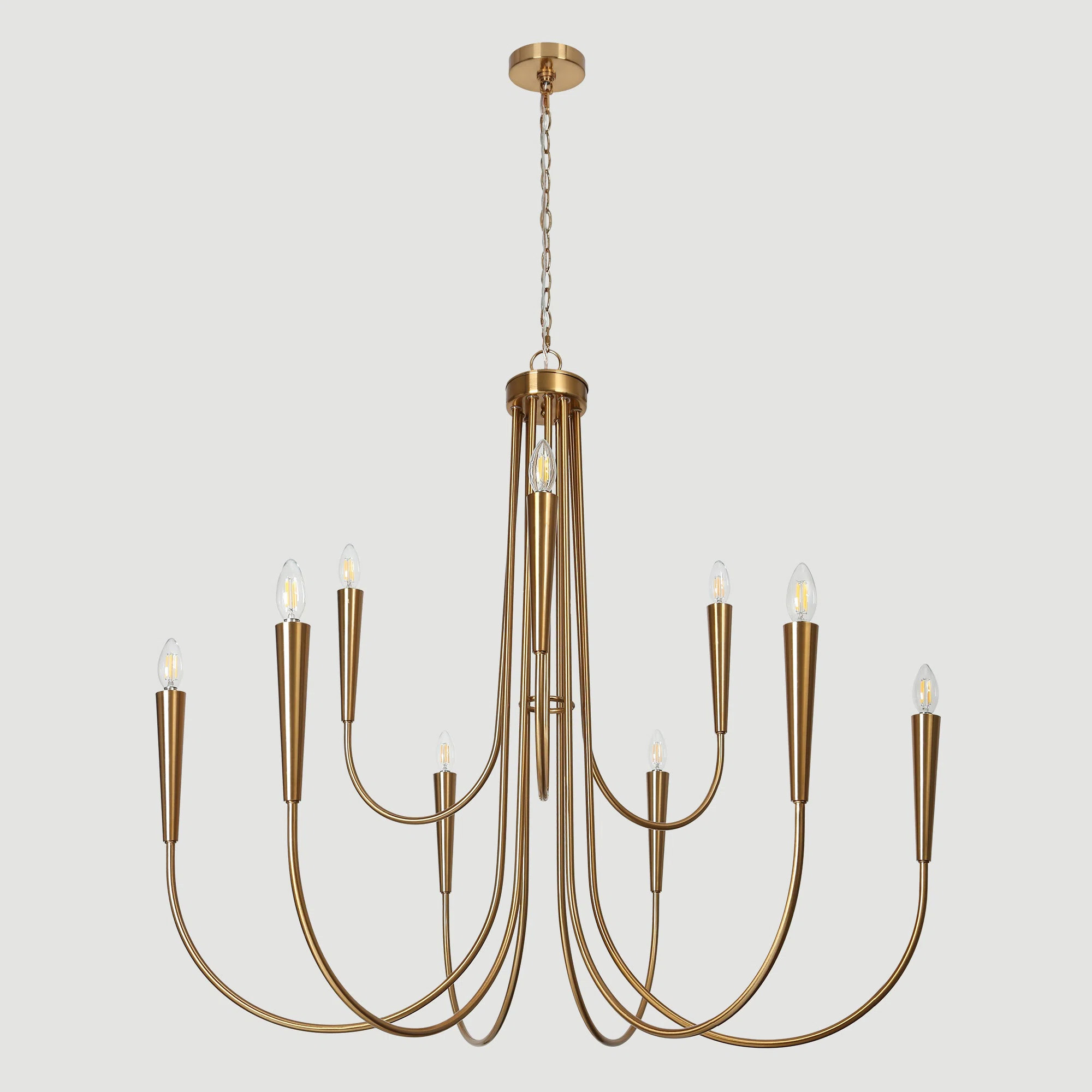 Otho 9 - Light Oversize 41in Candle Style Classic Chandelier  UL Certified | Wayfair North America