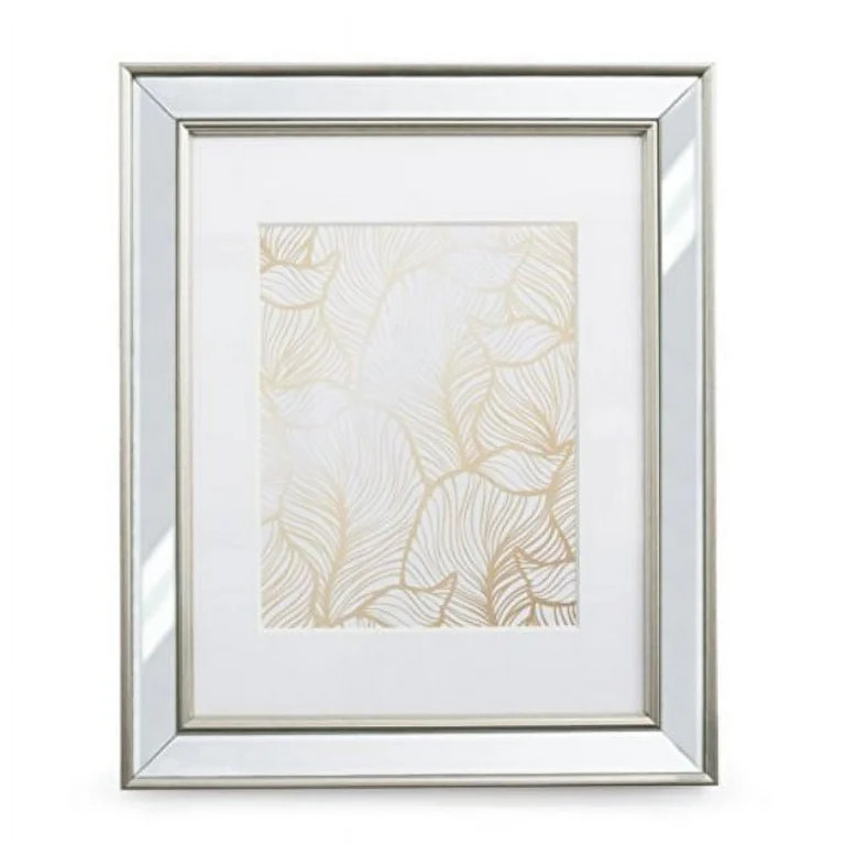 11x14 Mirrored Picture Frame - Matted to 8x10, Frames by EcoHome | Walmart (US)