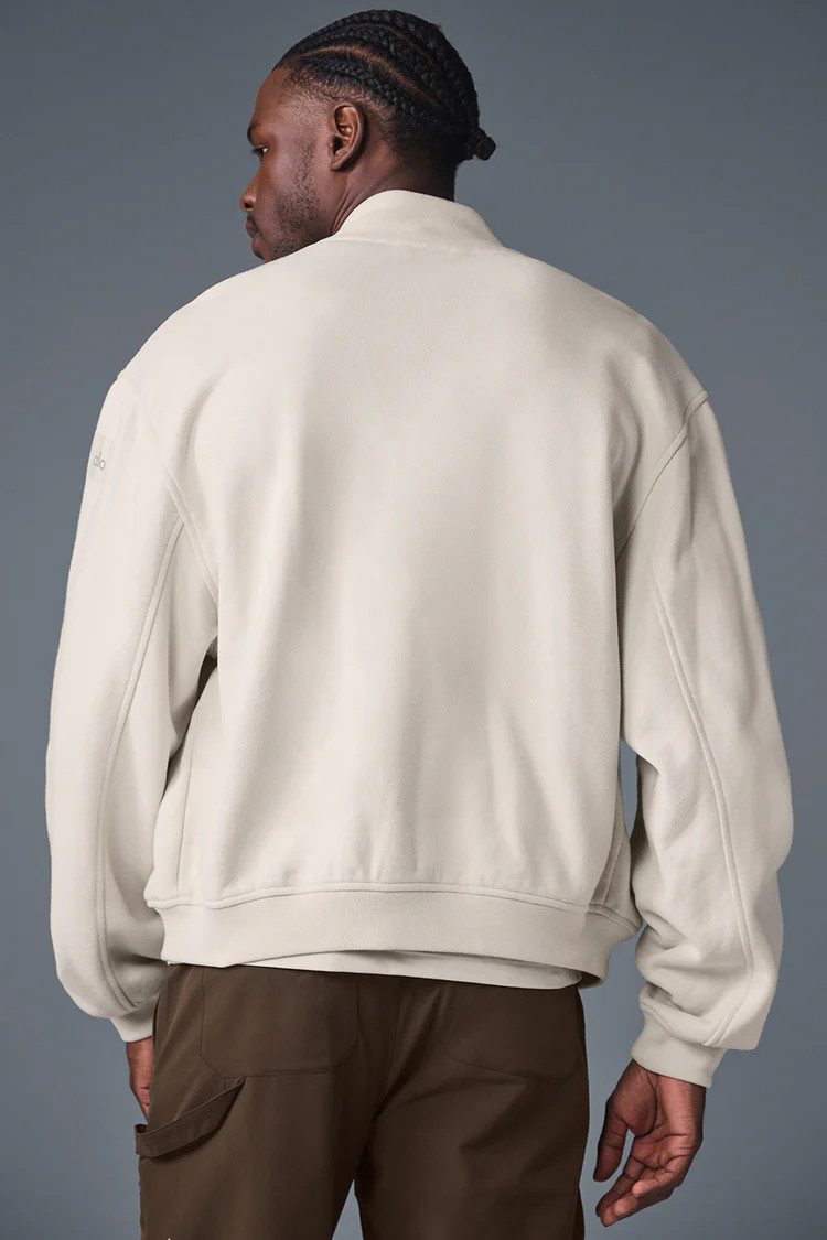 Renown Varsity Jacket - Bone | Alo Yoga (US)