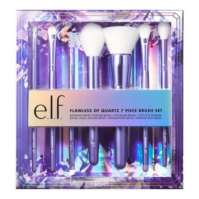 e.l.f. Flawless of Quartz Holiday Brush Gift Set - 7ct | Target