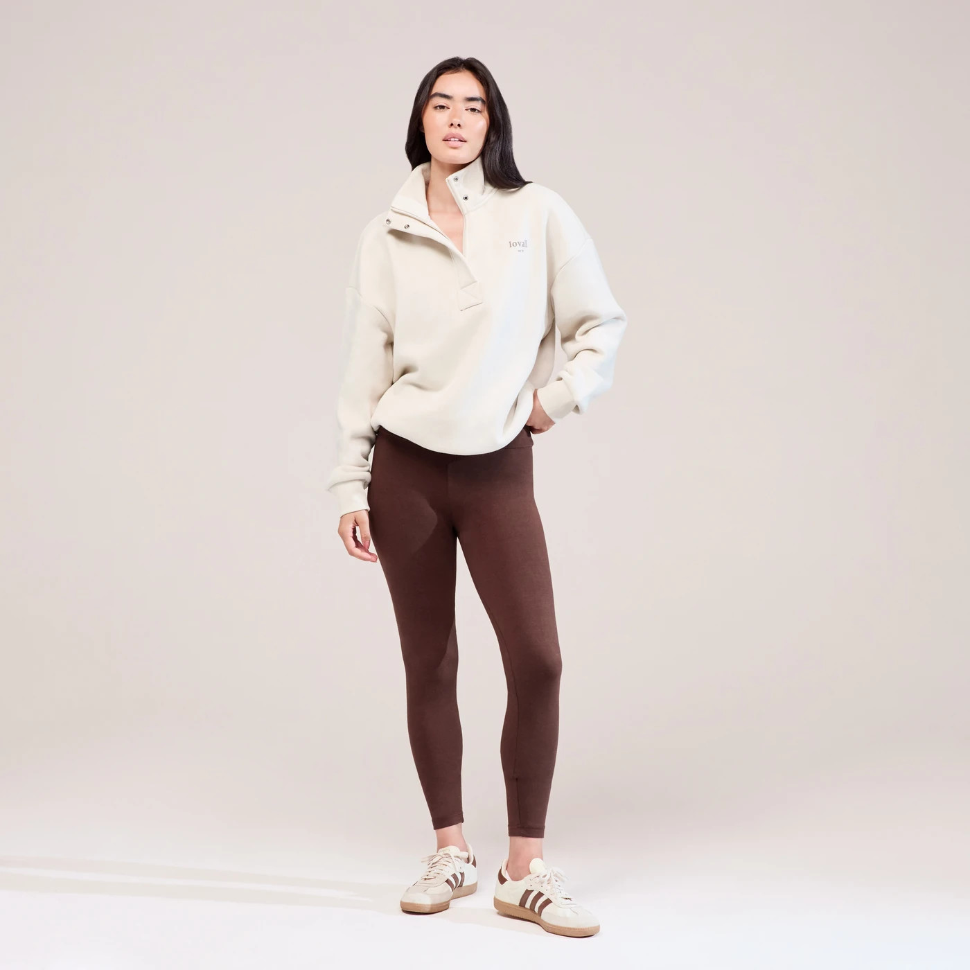 Everyday High Waisted Leggings | Chocolate Brown | LOVALL