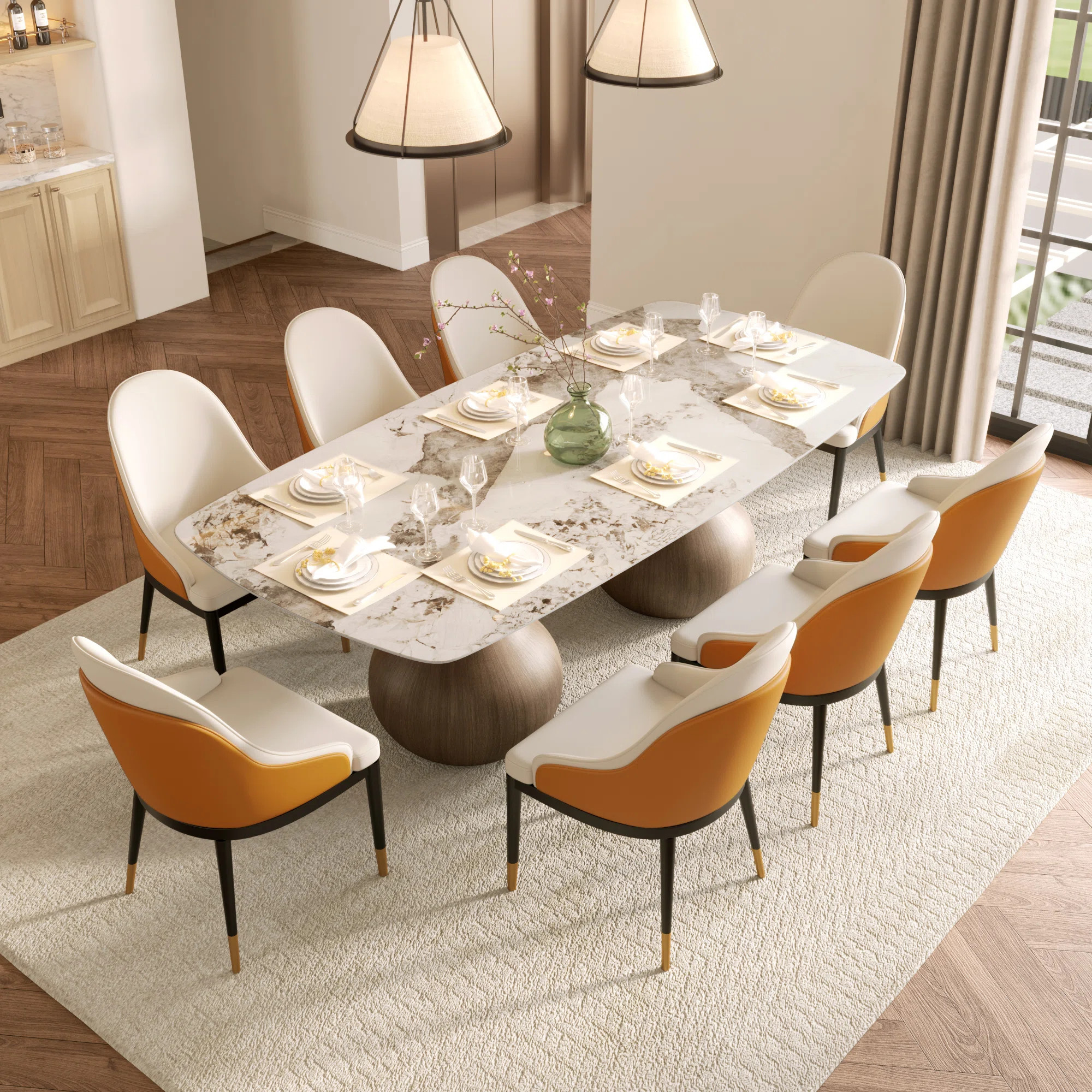 Large Dining Table Set | Wayfair North America