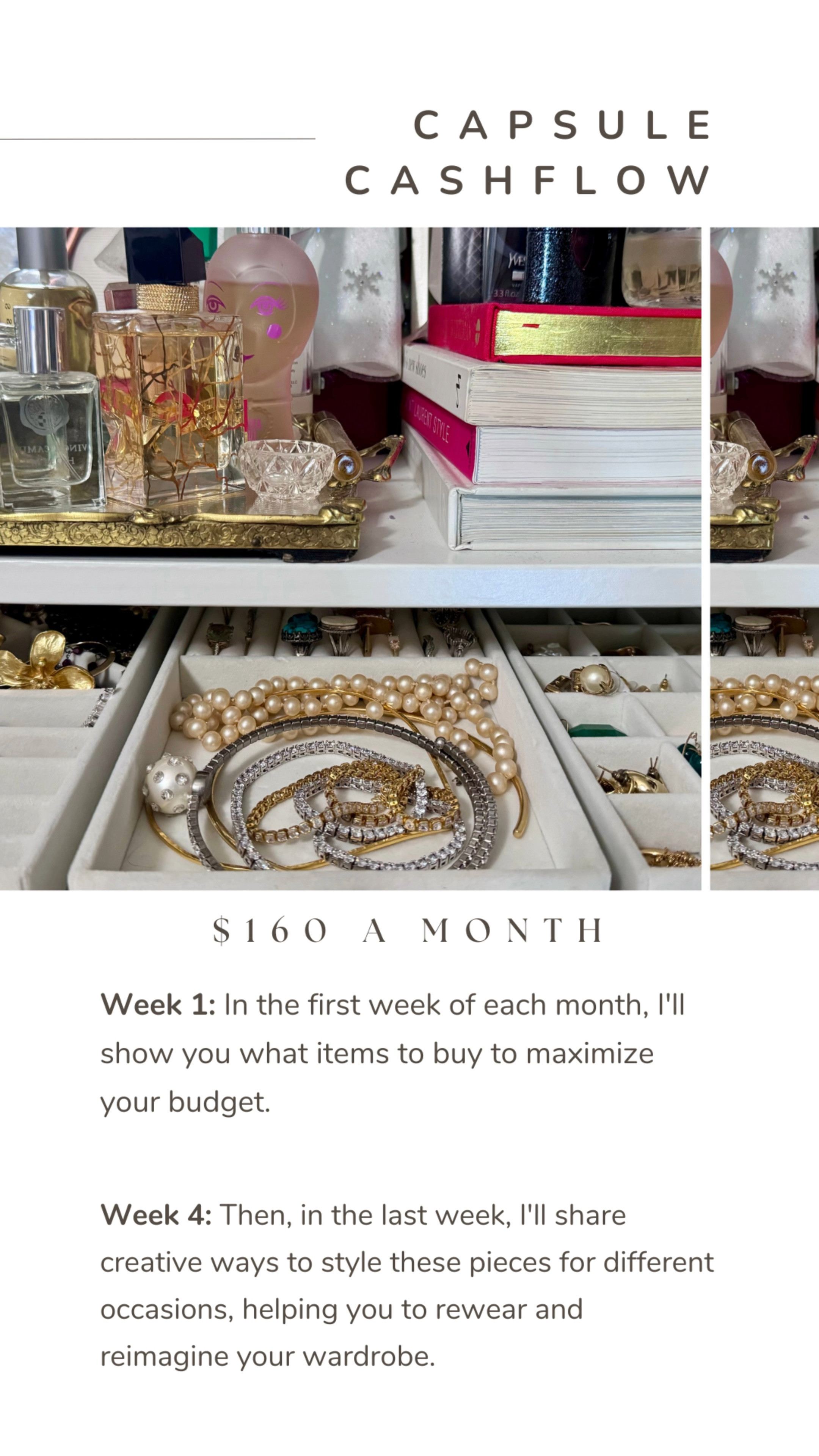 The Capsule Cashflow. Head to my IG for the entire process! 

#LTKSaleAlert #LTKStyleTip #LTKFindsUnder100