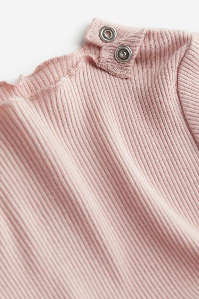Jersey Dress with Tulle Skirt - Dusty pink/hearts - Kids | H&M US | H&M (US + CA)