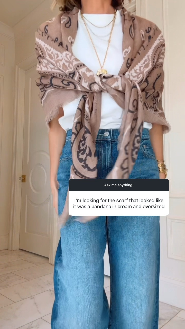 Love this scarf for fall!