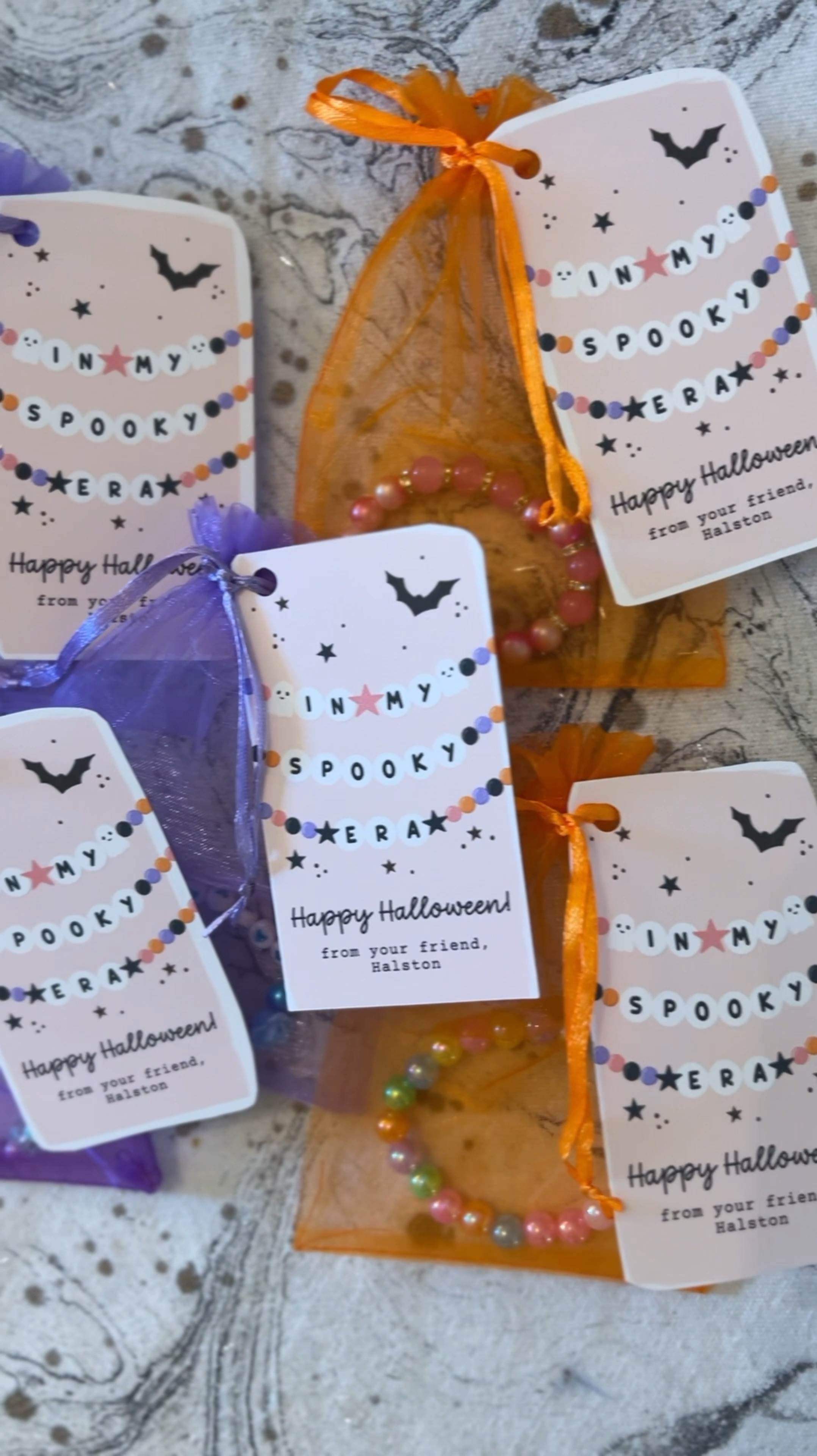 Halloween Party Favors for Ballet Dance Class Taylor Swift Theme Friendship Bracelets In My Spooky Era Printable Tags Friendship Bracelets Affordable & Cute!

#LTKParties #LTKHalloween #LTKVideo