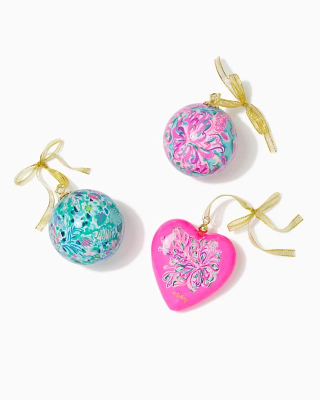 Heart to Heart Ornaments | Lilly Pulitzer | Lilly Pulitzer
