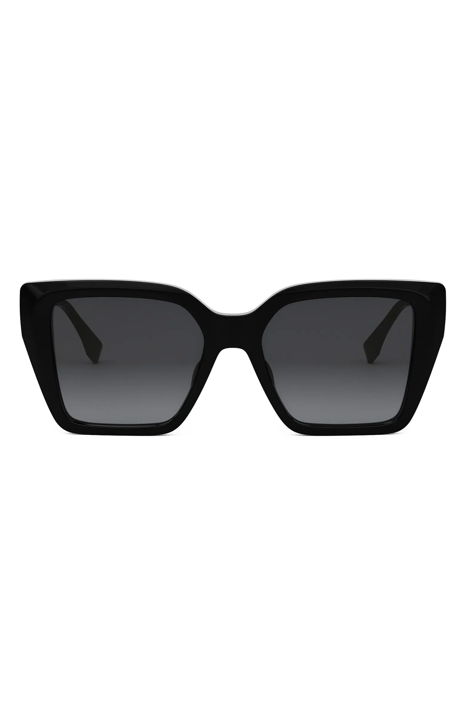 FF Diamonds 54mm Gradient Square Sunglasses | Nordstrom