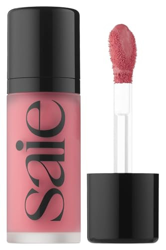 Saie Dew Liquid Blush for Cheeks - Hydrating Cream Blush Stick with a Blendable + Buildable Formula - Skincare Infused Dewy Cheek Tint for a Natural Flush - Glowy Makeup Essential - Chilly (.40 oz) | Amazon (US)