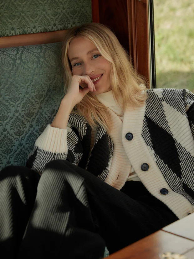 Nancy Jacquard Knit Jacket | Varley US | Varley US