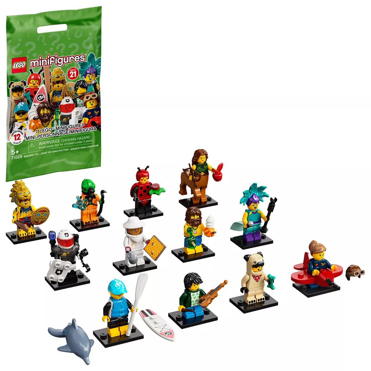LEGO Minifigures Series 21 Limited Edition LEGO Set 71029 | Kohl's