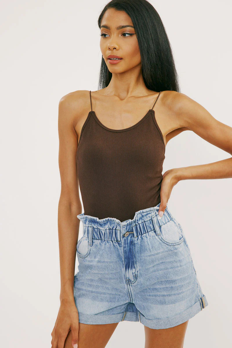 Izzie Paperbag Ultra High Rise Shorts | Kancan USA